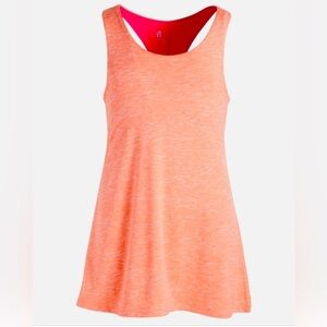 ID Ideology Big Girls Sleeveless Workout Dress Resort Coral/Pink LARGE NWT